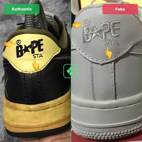 bape shoes real or fake|bape tag legit check.